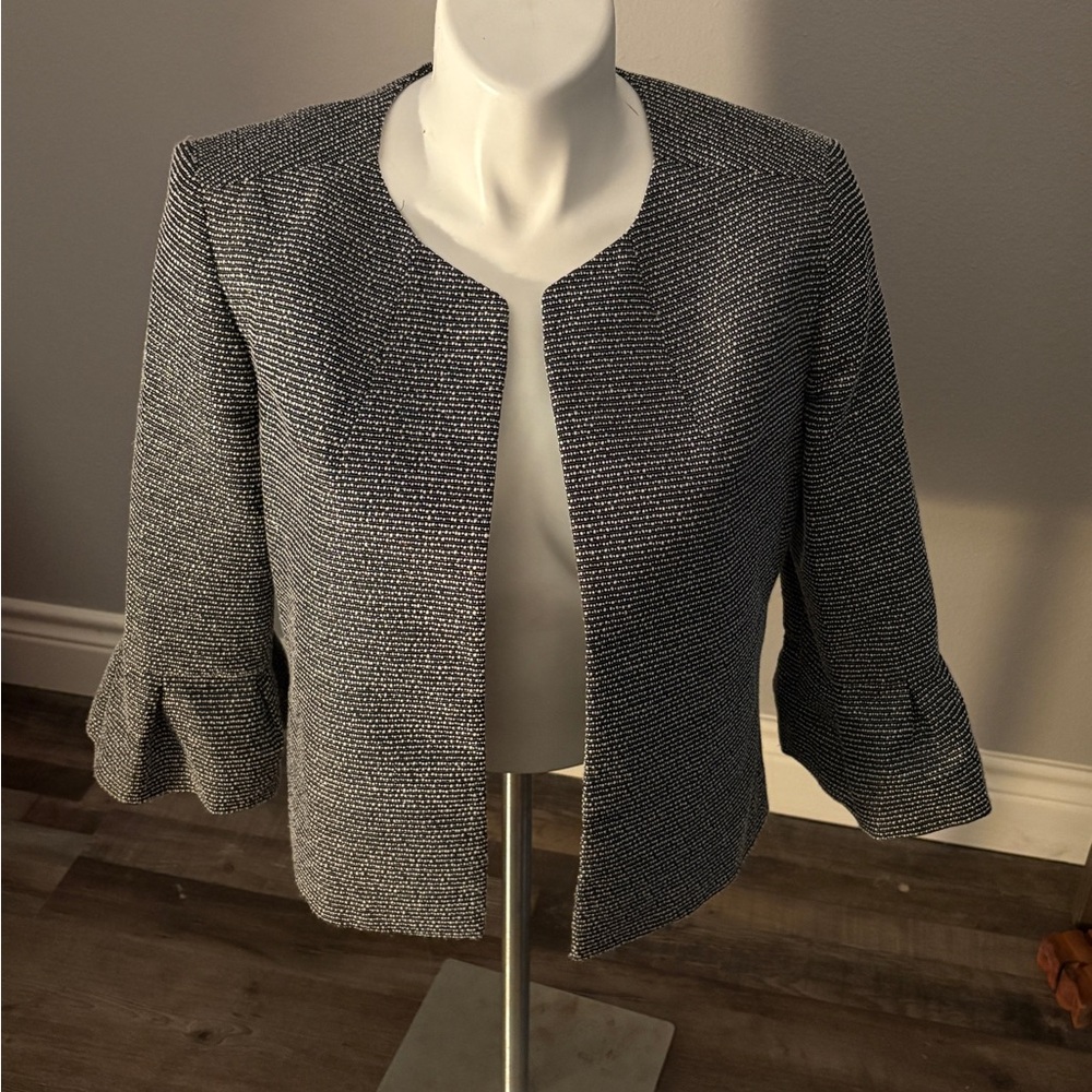 Anne Klein Monochrome Textured Blazer
